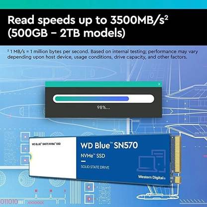 WD SN570 NVME 256 GB